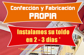 Reparacion de toldos en Coslada.