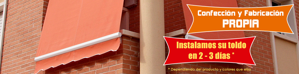 Instalacion de toldos en Alameda de Osuna.