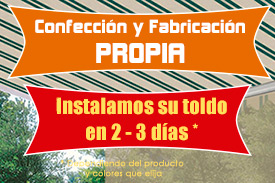 Instalacion de toldos en Barajas, Madrid.
