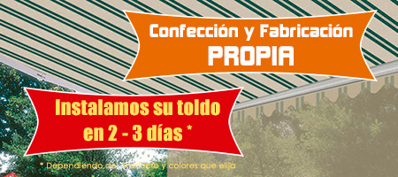 Instalacion de toldos en Barajas, Madrid.