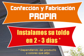 Instalacion de toldos en Canillejas, Madrid.