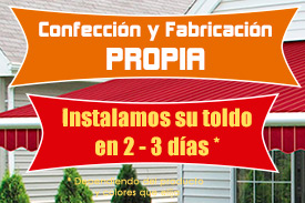 Instalacion de toldos en Mejorada del Campo.