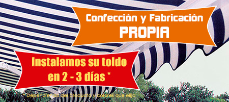 Instalacion de toldos en Vicalvaro, Madrid.
