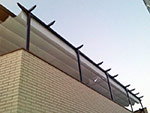 Toldos en Vic&aacute;lvaro, Madrid.